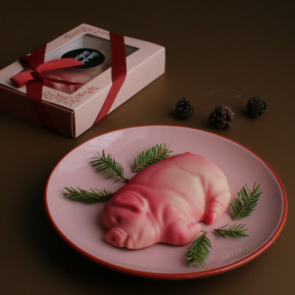 Klassisk Marsipangris I Gaveeske 250g