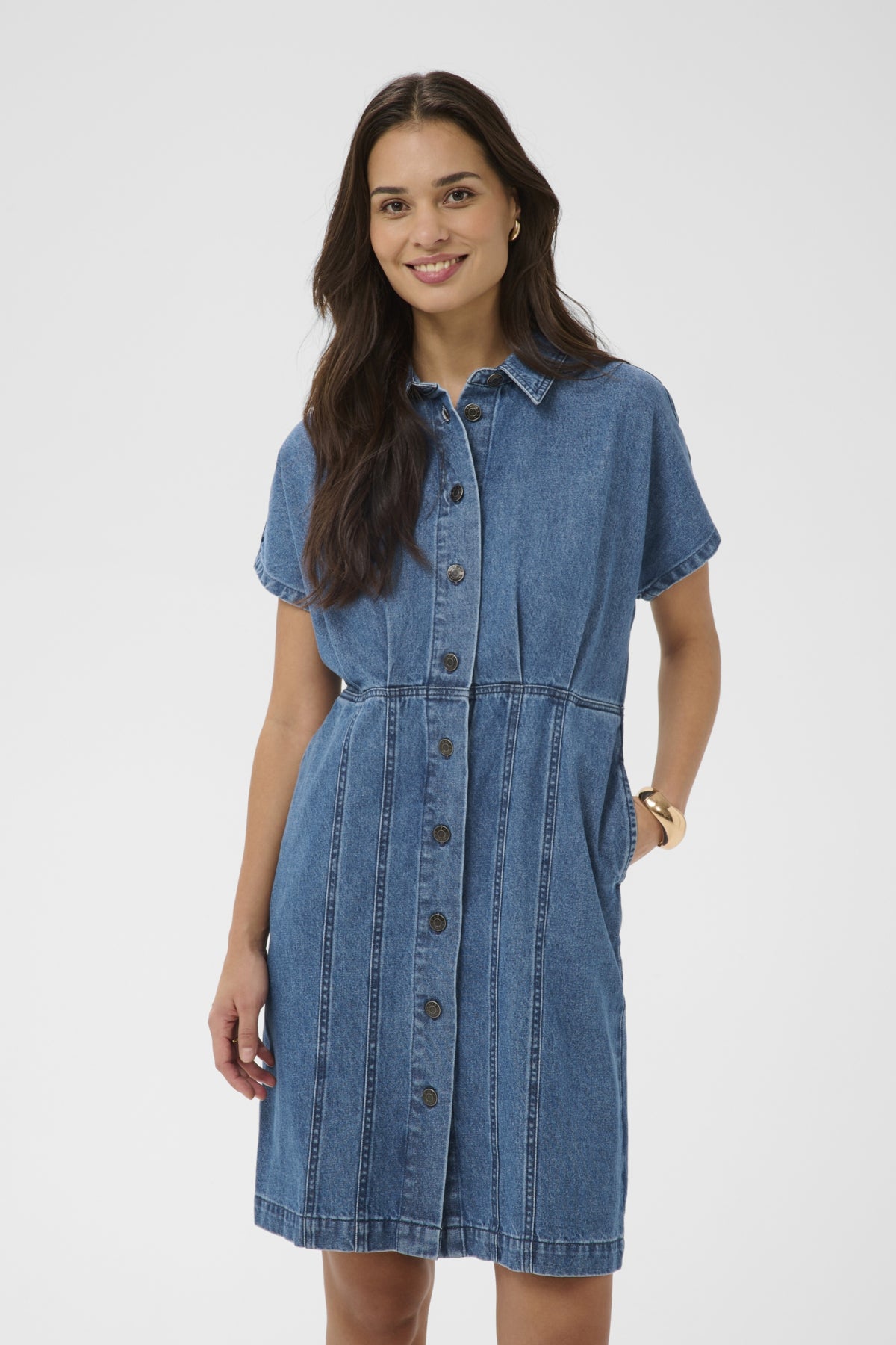 Kaffe Clothing KAvalena Denim Dress Blue Denim