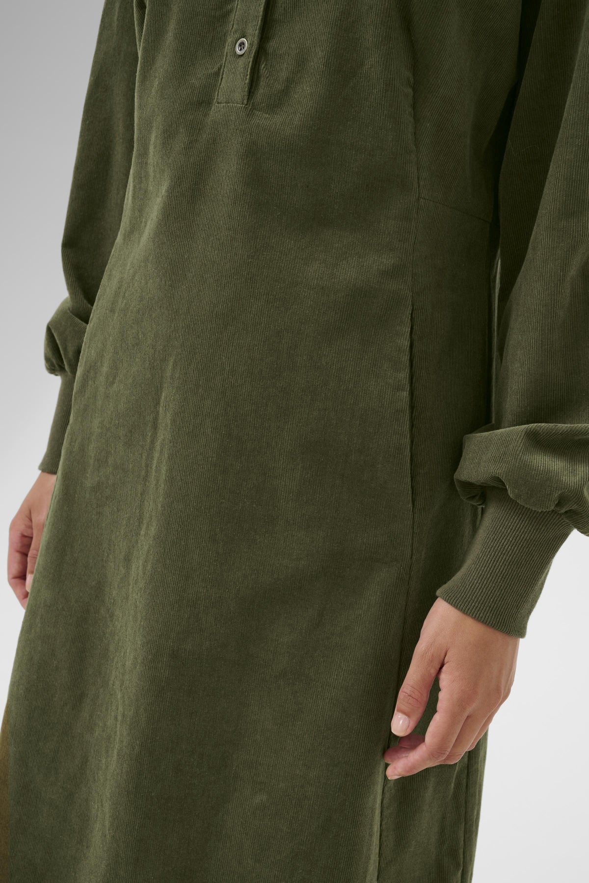 Culture CUula Rhaena LS Dress Burnt Olive