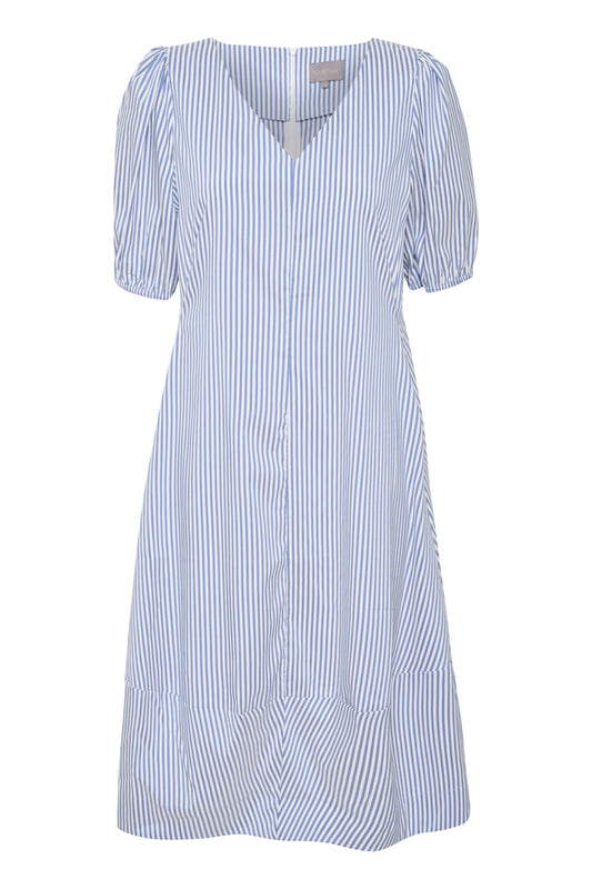 Culture CUabigail Puff SS Dress Mazarine Blue