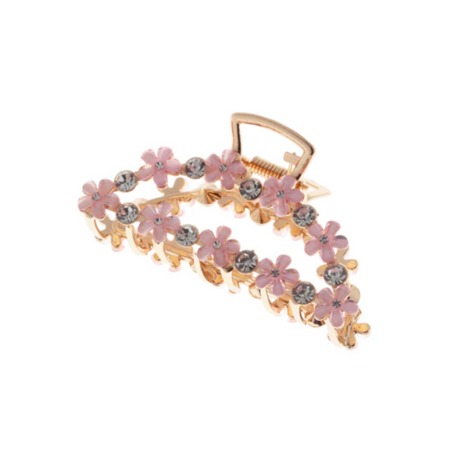 Nora Norway Hairclip 23 Flower Open Pink