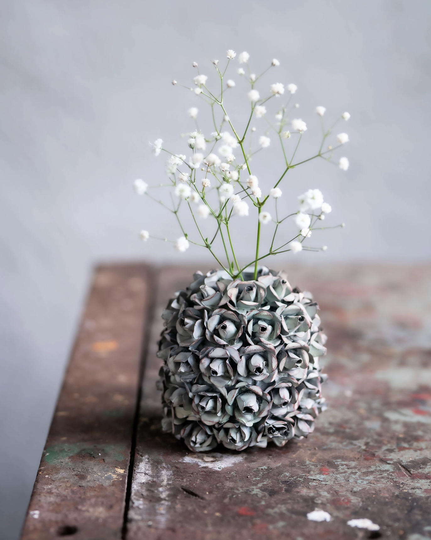 Alot Vase Celin Blomster Grønn