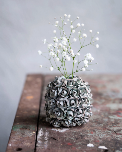 Alot Vase Celin Blomster Grønn