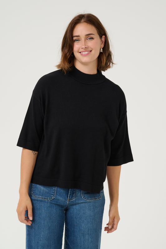 Kaffe Clothing KAlizza Turtleneck Black Deep