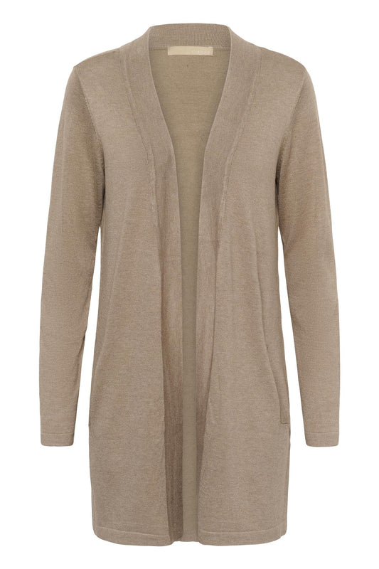 Culture CUannemarie Long Cardigan Dune Melange