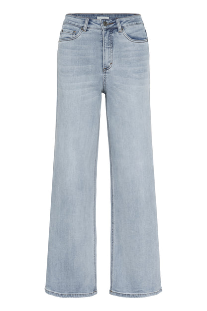 Kaffe Clothing KAmeadow HW Reg Fit Jeans Light Blue Wash 32 tommer