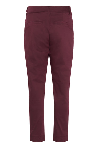 Kaffe Clothing KAlea Chino Pant Windsor Wine
