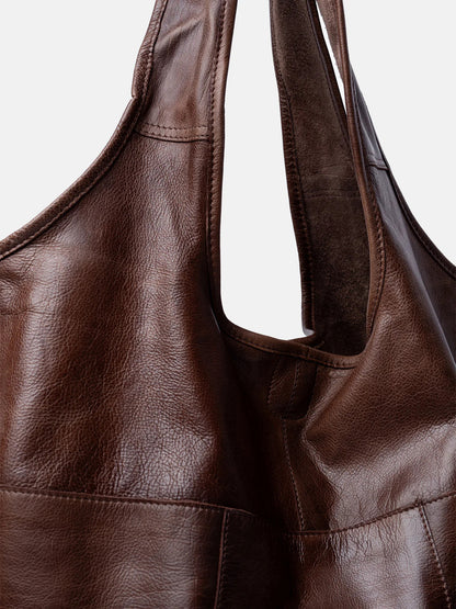 RE:DESIGNED Skinnveske Lyra Urban Woodsmoke 100% Skinn