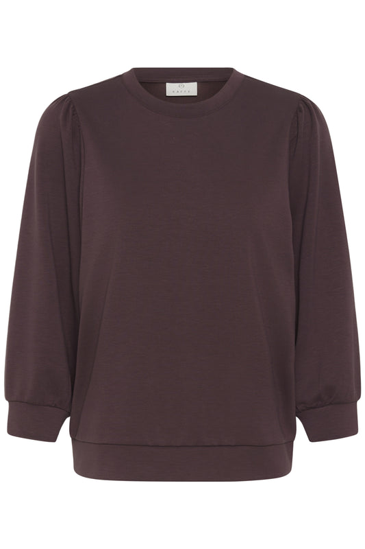 Kaffe KAannie Sweatshirt Fudge
