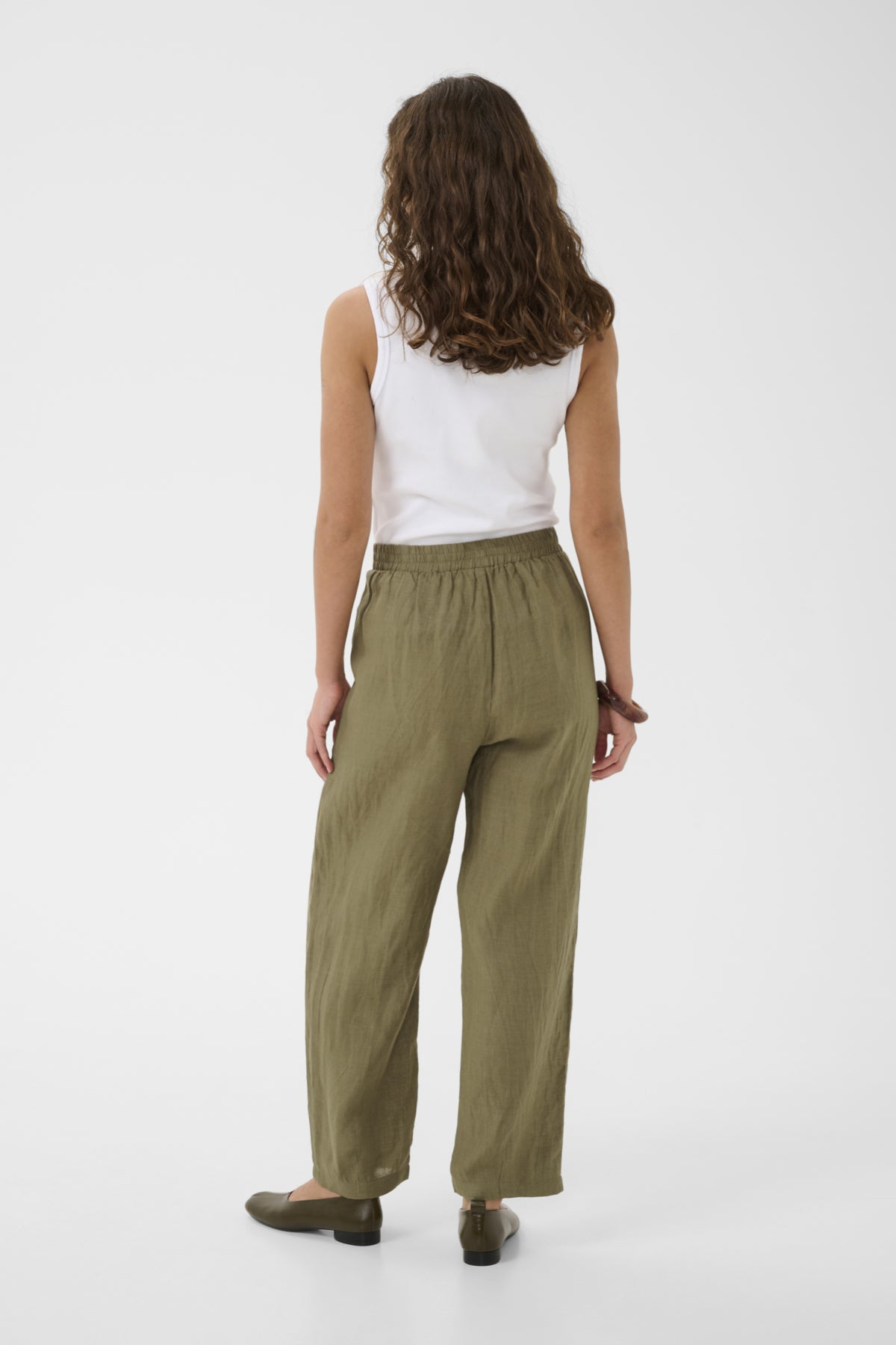 Culture CUaniela Molly Pants Dusky Green