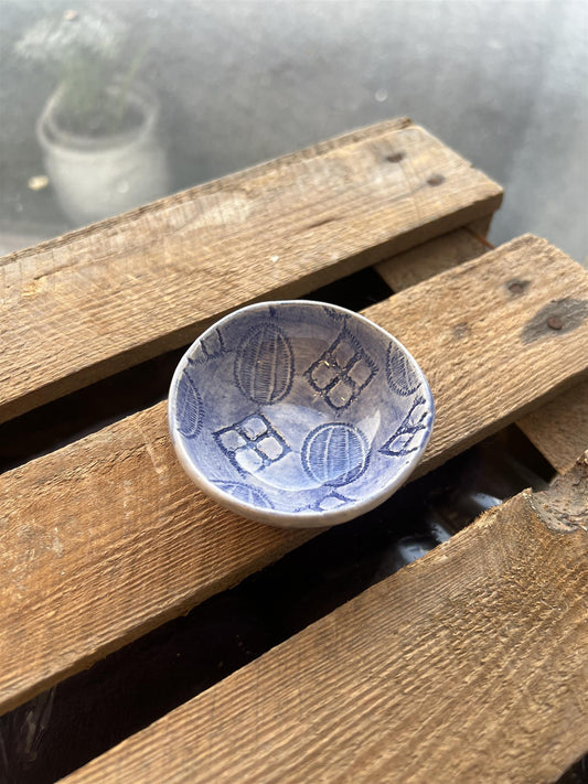 Wonki Ware Liten Skål Mørkeblå 7,5 Cm