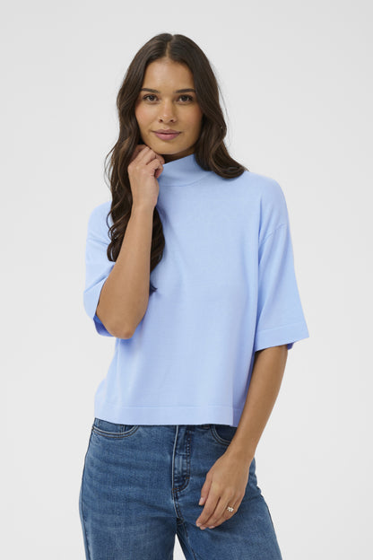 Kaffe Clothing KAlizza Turtleneck Powder Blue