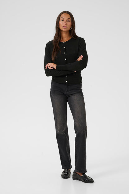 KAlizza Solid Cardiogan Sort