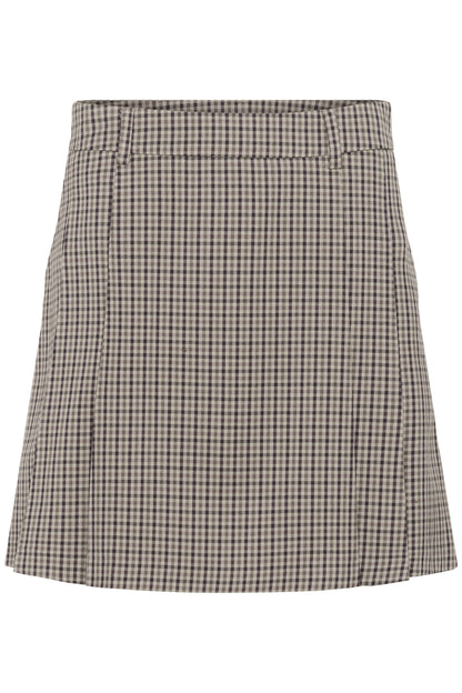 Culture CUchecka Skirt Brown Check