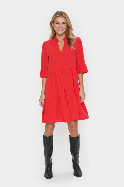 Saint Tropez EdaSZ Dress Flame Scarlet