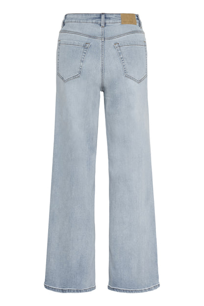 Kaffe Clothing KAmeadow HW Reg Fit Jeans Light Blue Wash 32 tommer