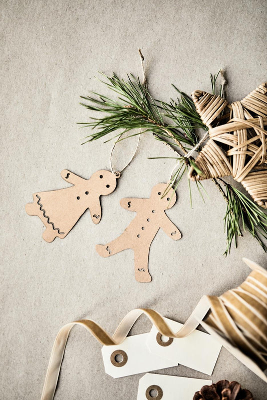 Ib Laursen Pepperkakefigur i papir (1 stk, assortert)