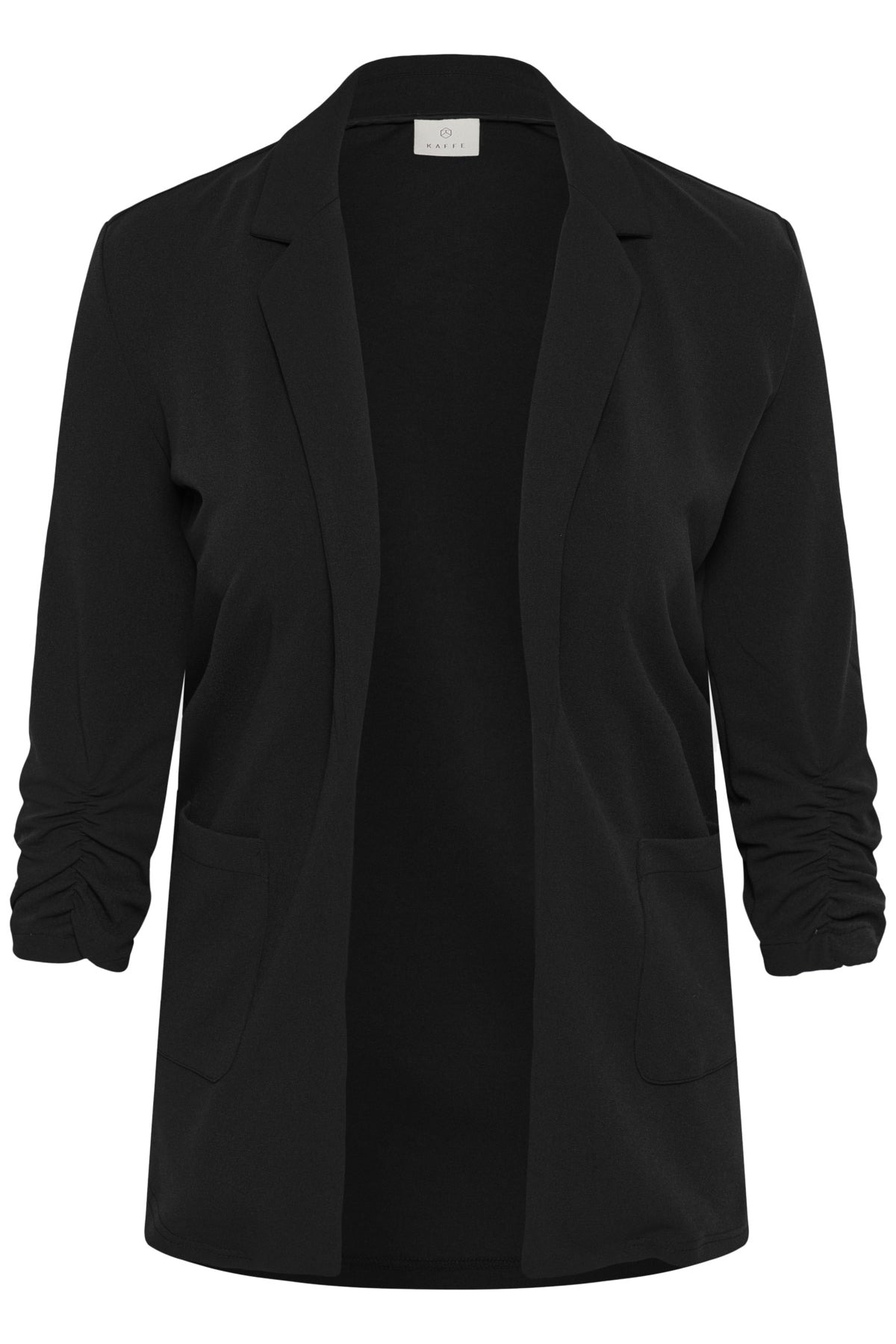 Kaffe KAphoebe – Sort blazer med 3/4-ermer