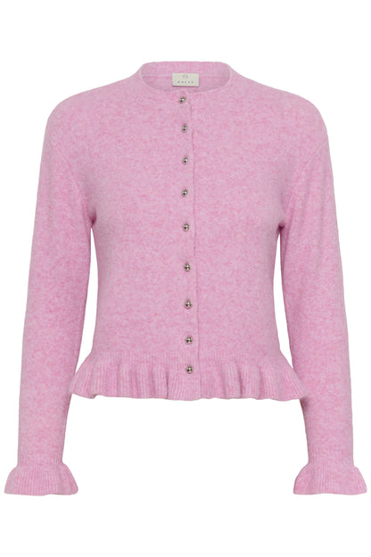 Kaffe Clothing KAemma Frill Cardigan Pink