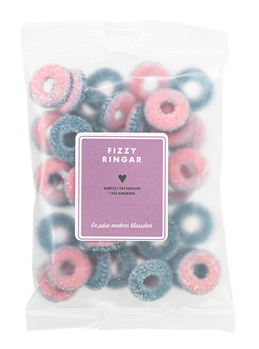 Konfektyrfabriken Fizzy Ringer 175 g
