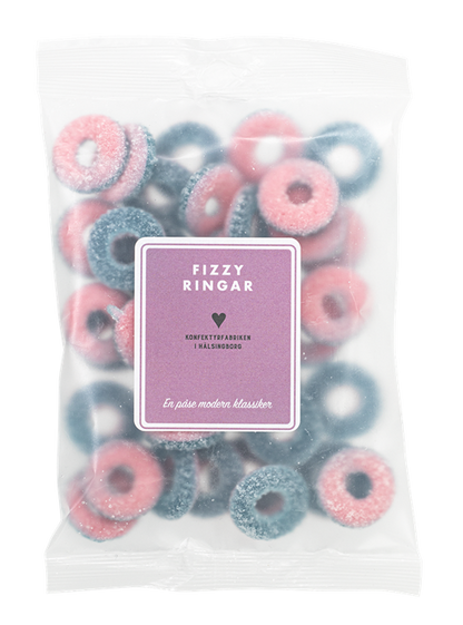 Konfektyrfabriken Fizzy Ringer 175 g