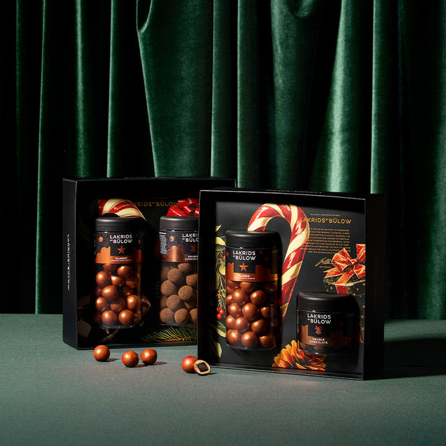 Lakrids By Bülow - WINTER BOX - CLASSIC & CHOCOLATE - SMALL CLASSIC CARAMEL • DOUBLE CHOCOLATE