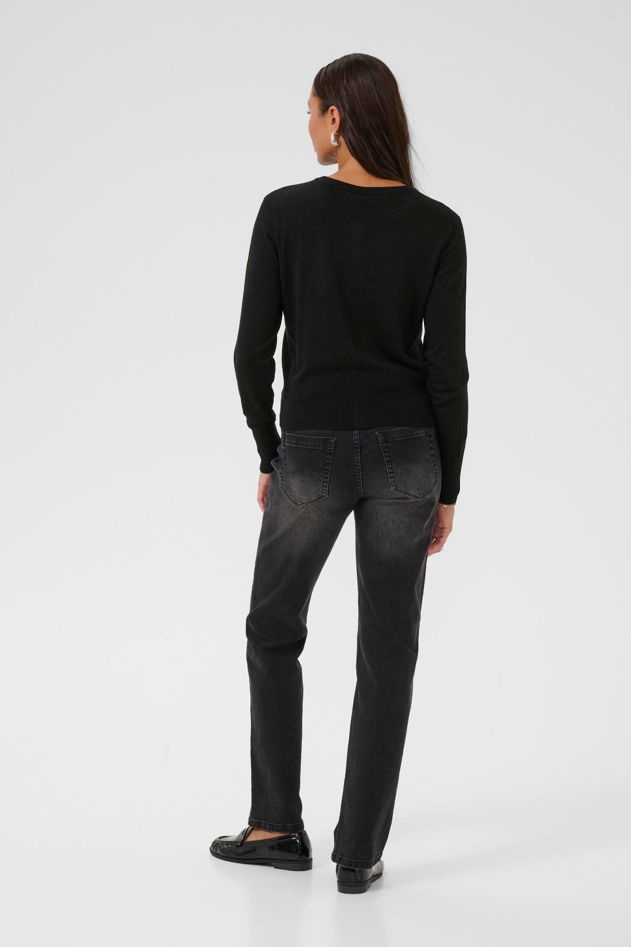 KAlizza Solid Cardiogan Sort