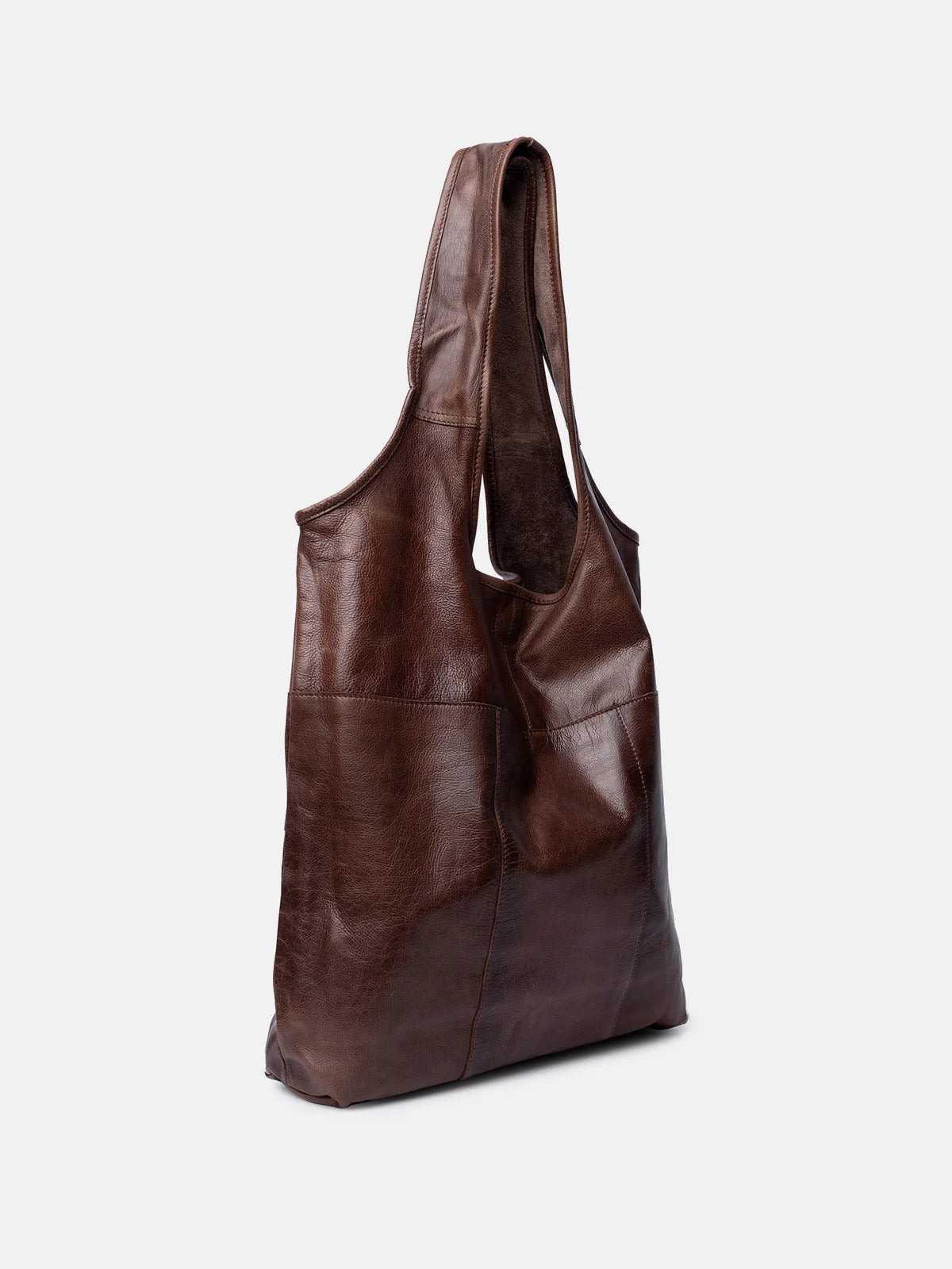 RE:DESIGNED Skinnveske Lyra Urban Woodsmoke 100% Skinn