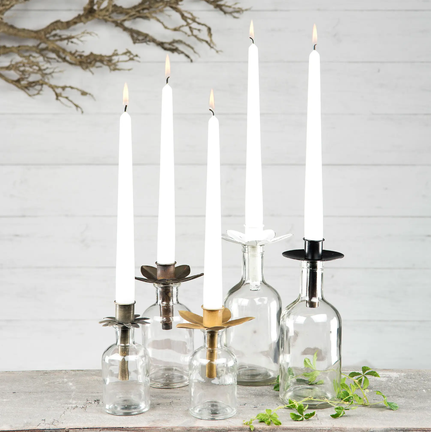 Alot Glassflaske 12 cm Klar