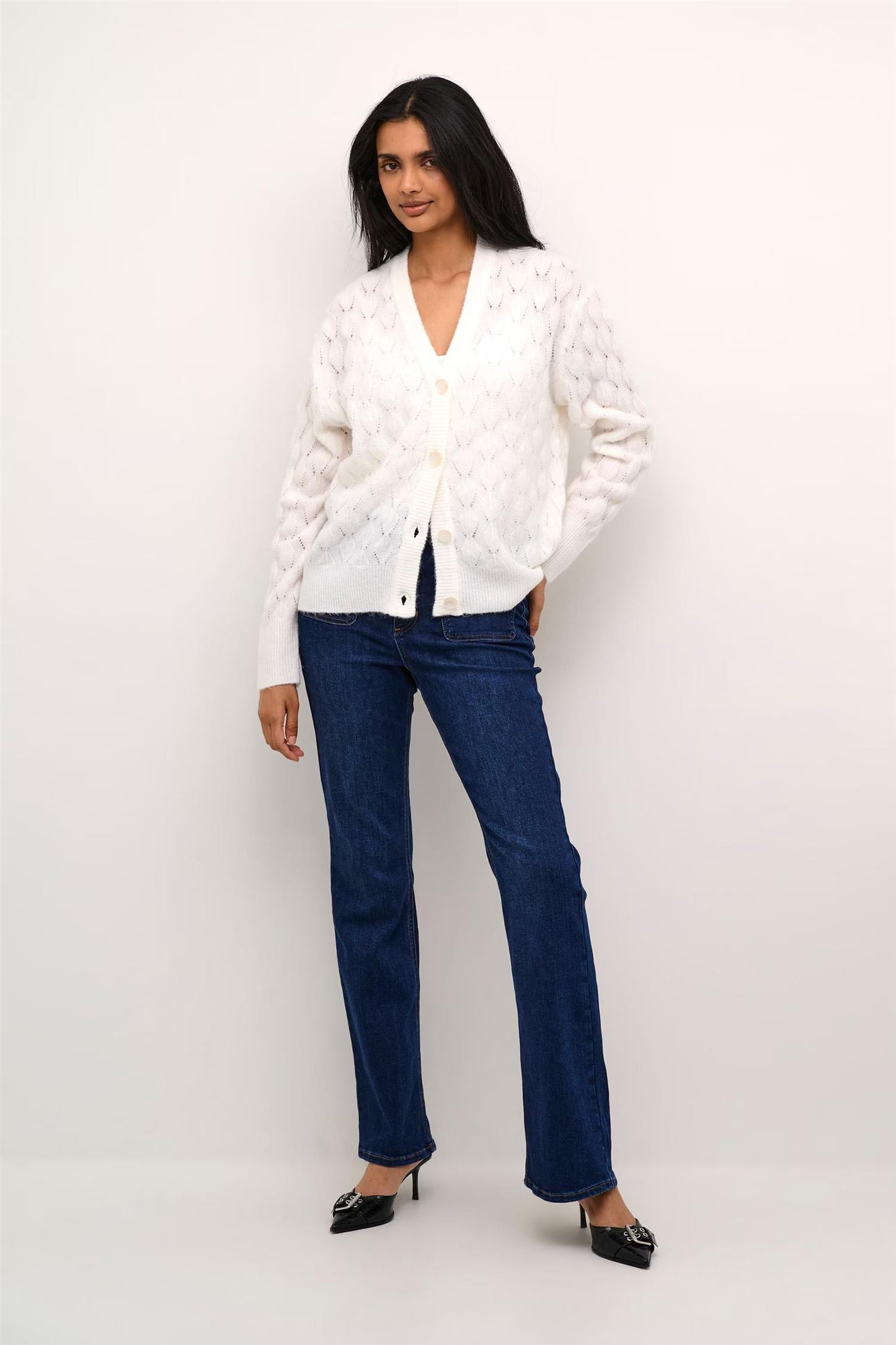 Kaffe Clothing KAsinem Flared Jeans Dark Blue Denim