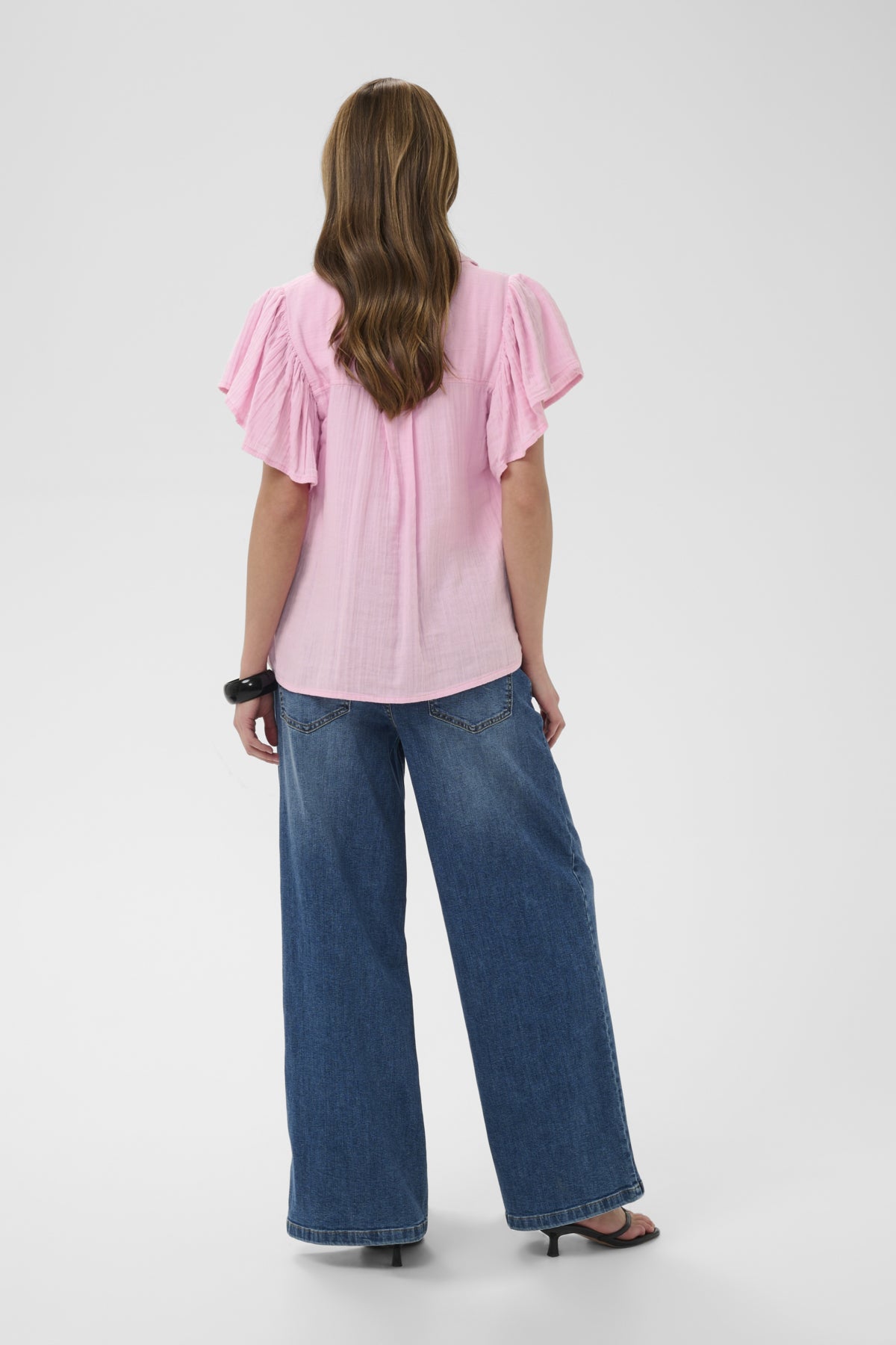 Culture CUpenny Elina – Lys rosa bluse med broderier