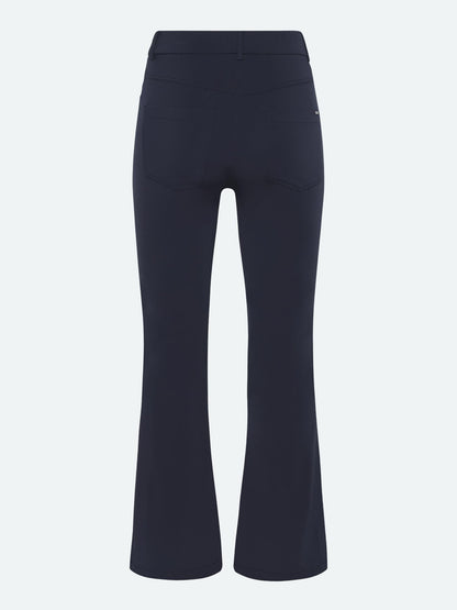 Brandtex Bukse M/Stretch og Strikk I Livet Mørkeblå