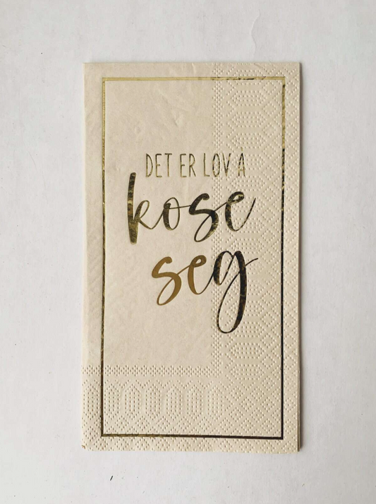 Trend Design Servietter "Det er lov å kose seg" 33×40 cm