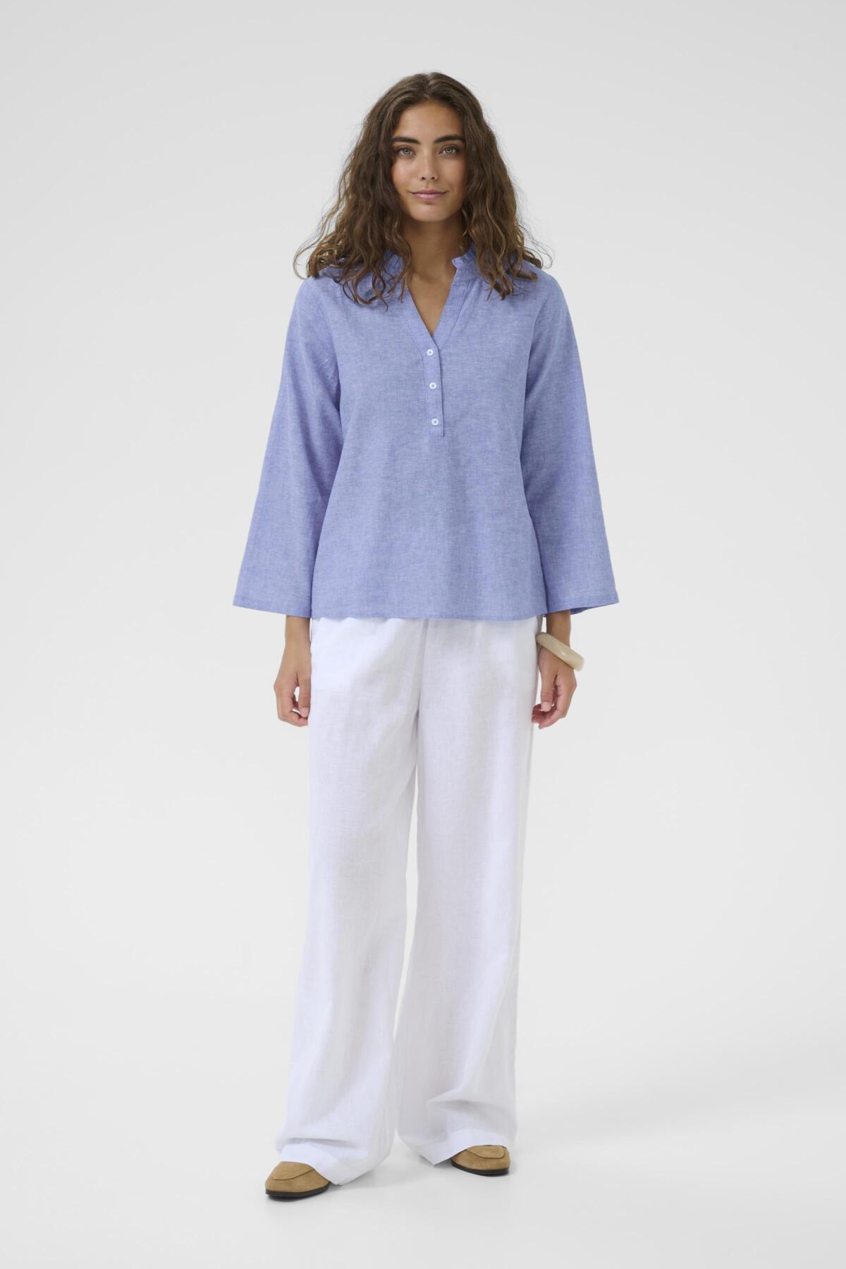 Culture CUarletty Blouse - Powder Blue