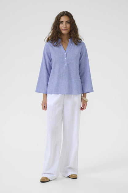 Culture CUarletty Blouse - Powder Blue