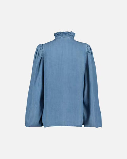 Floyd Vanda Goldbutton Medium Jeans Blue