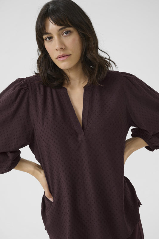 Kaffe Clothing KAannika Blouse Fudge