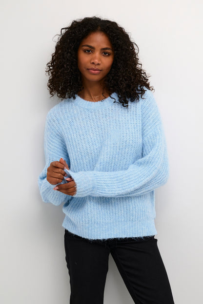 Kaffe Clothing KAmichelle Pullover Celestial Blue Melange