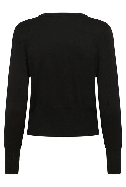 KAlizza Solid Cardiogan Sort