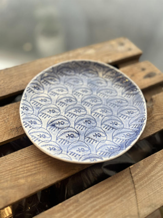 Wonki Ware Tallerken 22,5cm - Mørk Blå