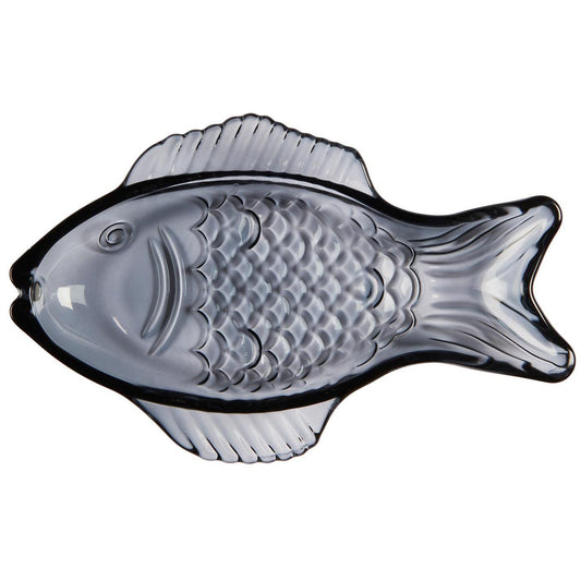 Ib Laursen Fiskefat Mørkeblått glass