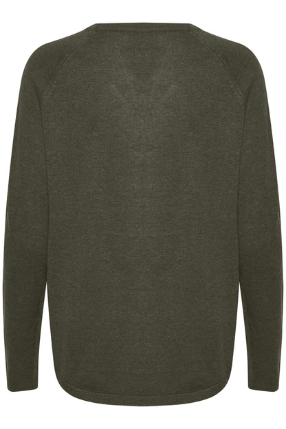 Culture CUannemarie Solid Jumper Olive Night Melange
