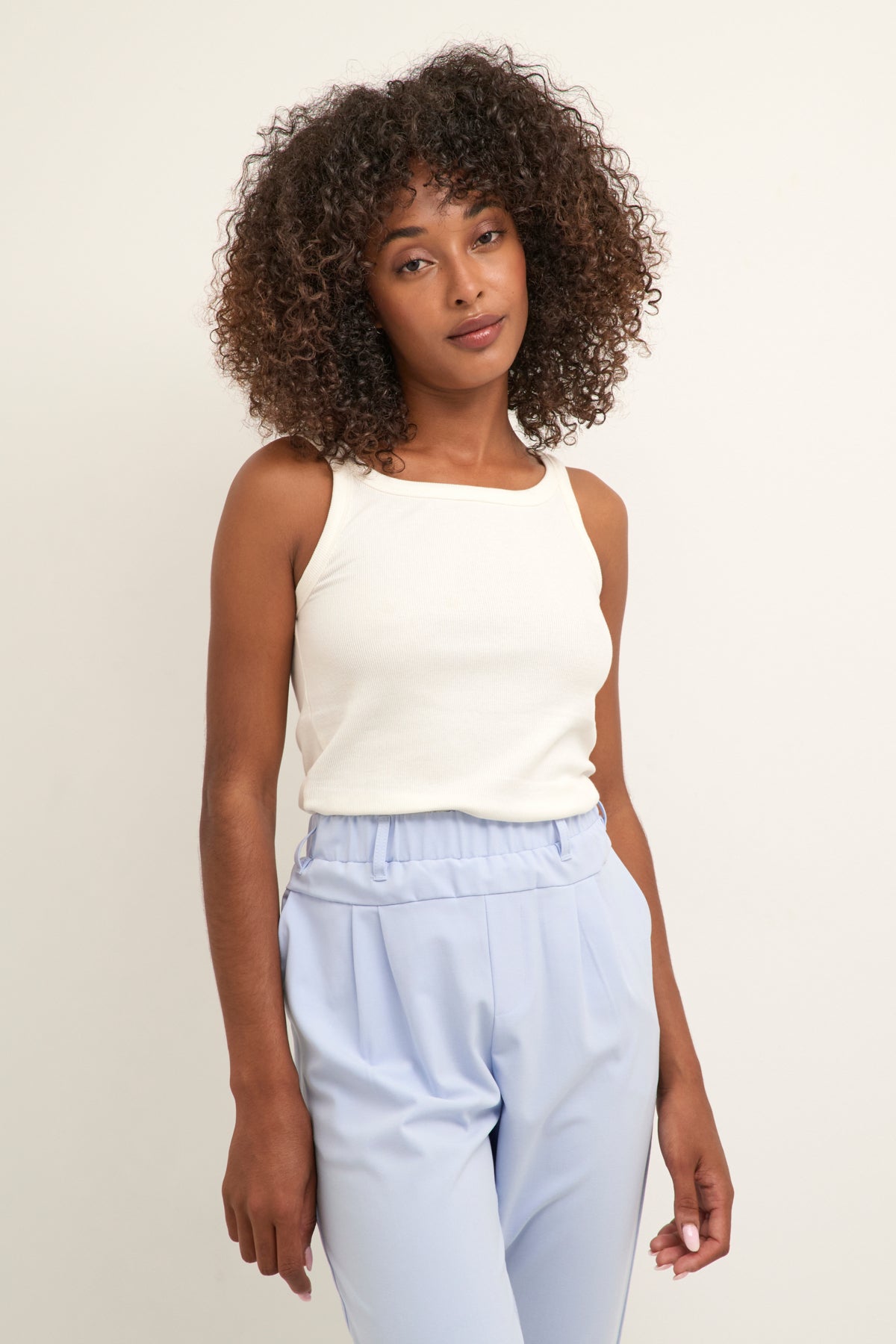 Kaffe Clothing KAcarna Tank Top Chalk