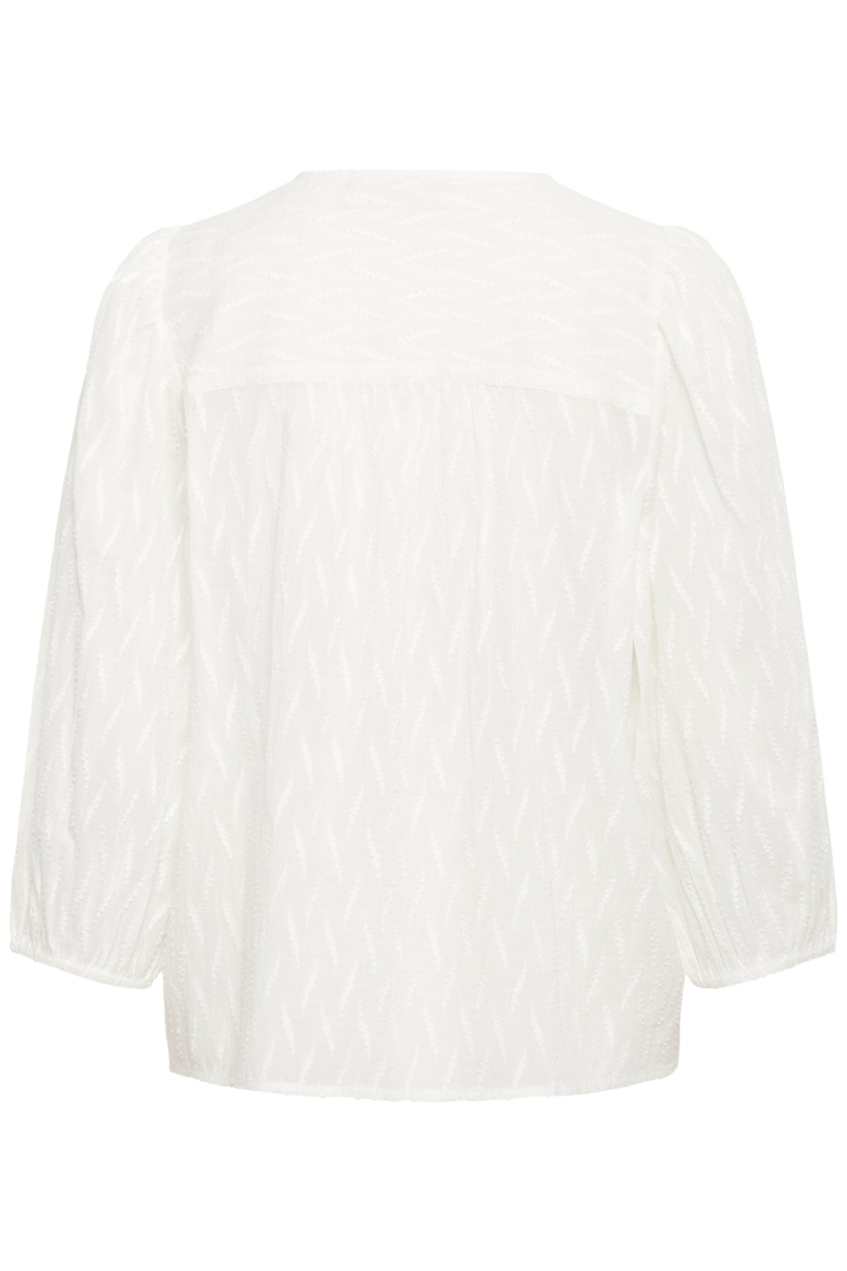 Kaffe Clothing KAgabriela V-neck Shirt Chalk