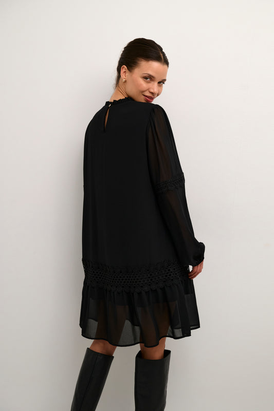 Kaffe Clothing KAfreya Dress Black Deep (lange ermer)