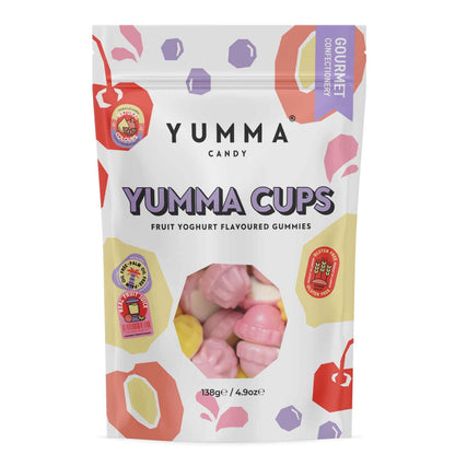 Yumma Cups Fruit Yoghurt Gummies (138g) – Fruktige gourmet-vingummier