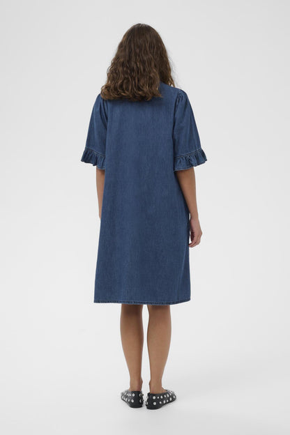Culture CUlava Arpa Dress Dark Blue Wash