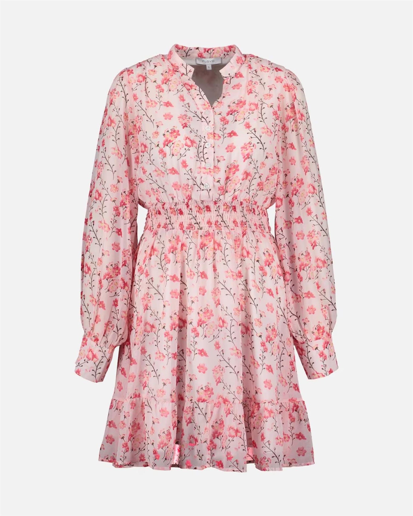 Floyd Maxikjole Emelina Flower Pink