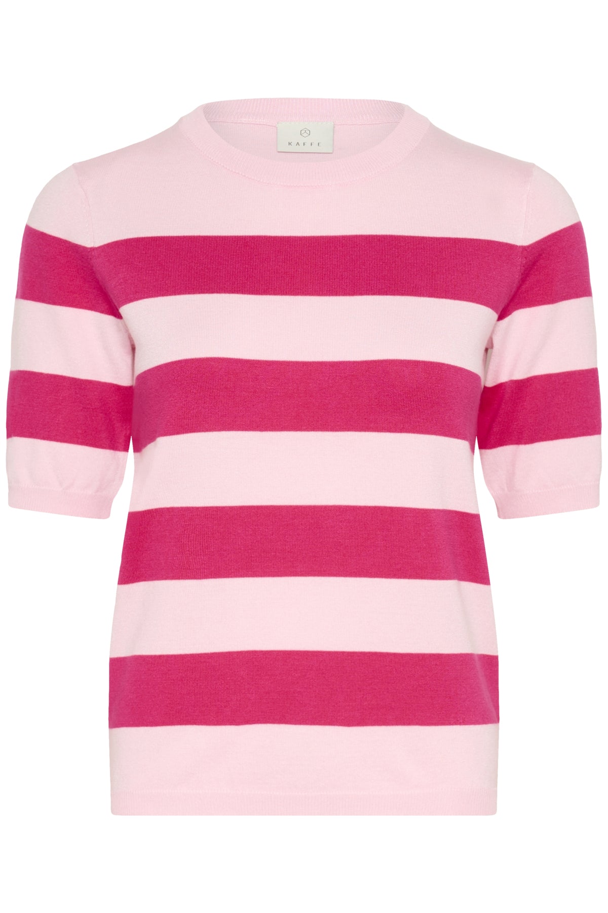 Kaffe Clothing KAlizza Striped Knit - Ballerina/Beetrot Wide Stripe