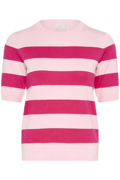 Kaffe Clothing KAlizza Striped Knit - Ballerina/Beetrot Wide Stripe